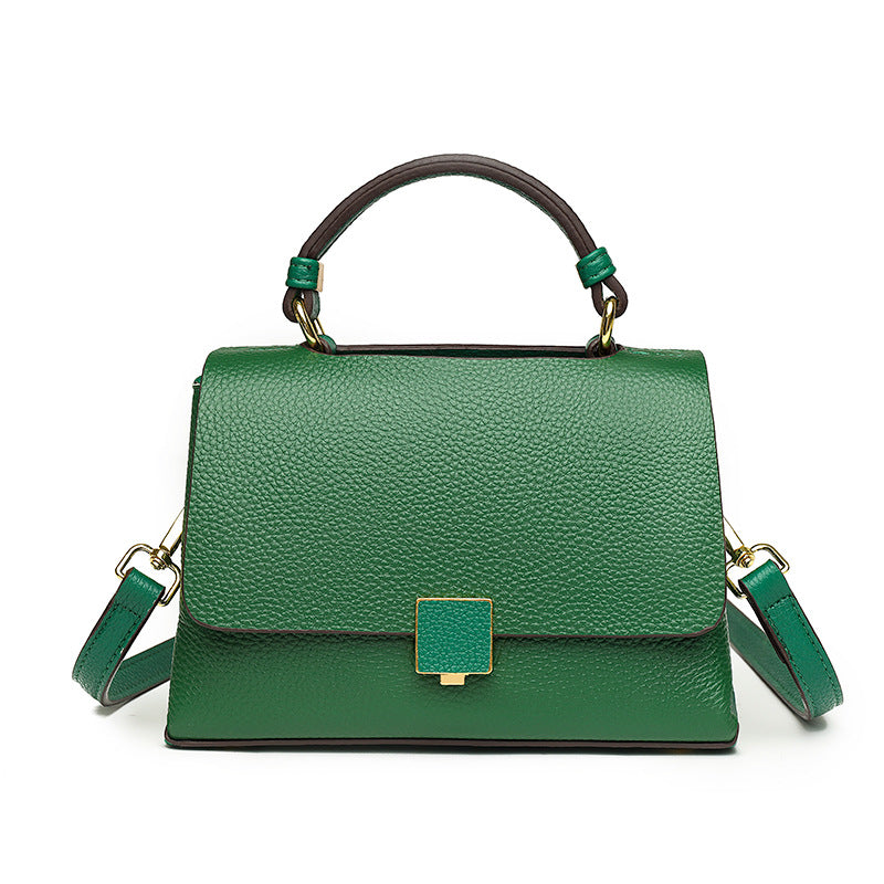 Genuine Leather Summer Women's Crossbody Tote Bag