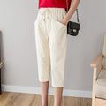 2024 Women's Summer Cotton Harem Pants, Loose Fit