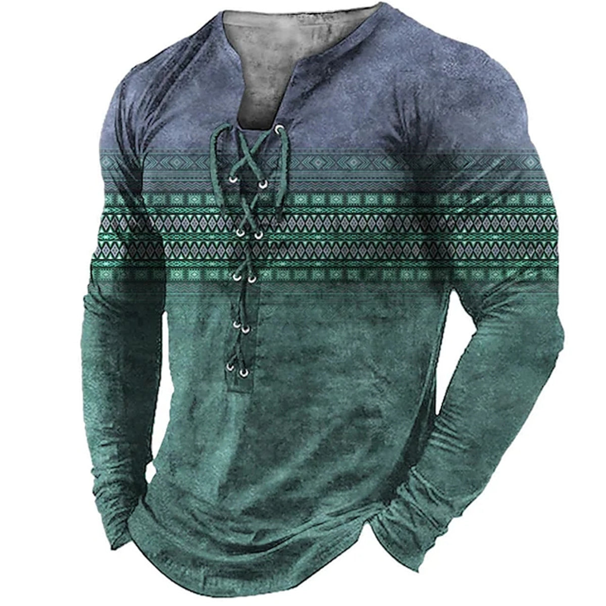 European American Sports Long-Sleeved Men's Shirt