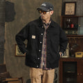 Men's Cotton Lapel Vintage Cargo Jacket Spring 2025