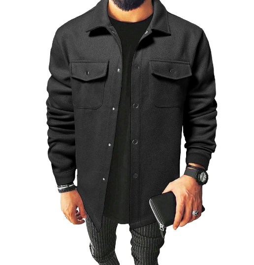 Ultimate Comfortable Men's Shirt Jacket (One Piece)