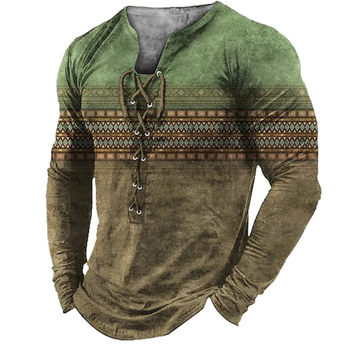 European American Sports Long-Sleeved Men's Shirt