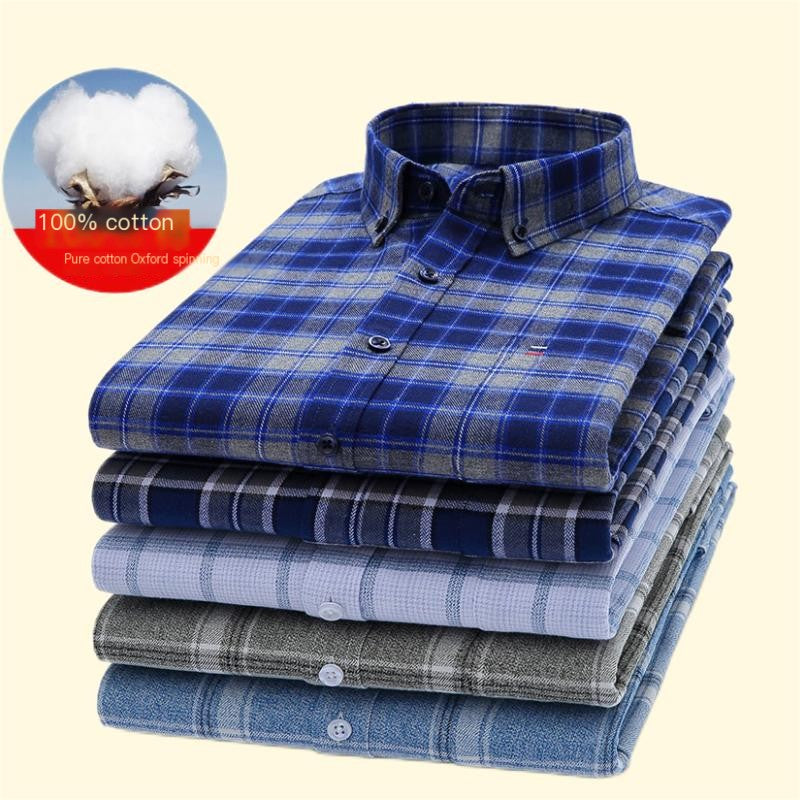Casual Style Cotton Men's Shirt for Daily Wear