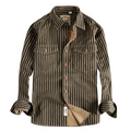 Retro Striped Men's Shirt