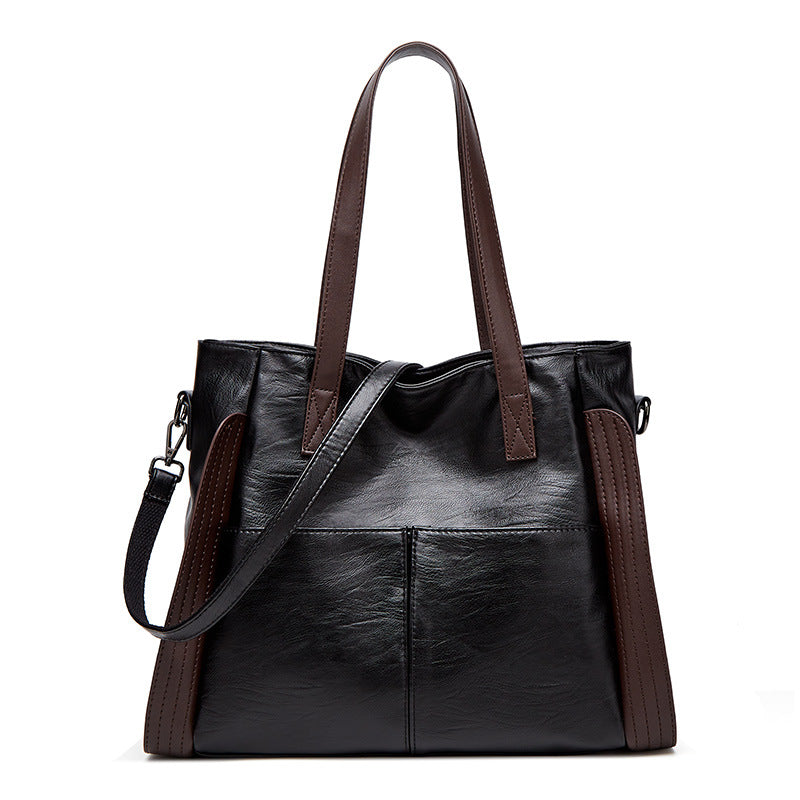 Large Capacity Soft Leather Tote Bag for Women 2024