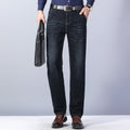 2024 Men's Loose Fit Stretch Denim Pants for Business