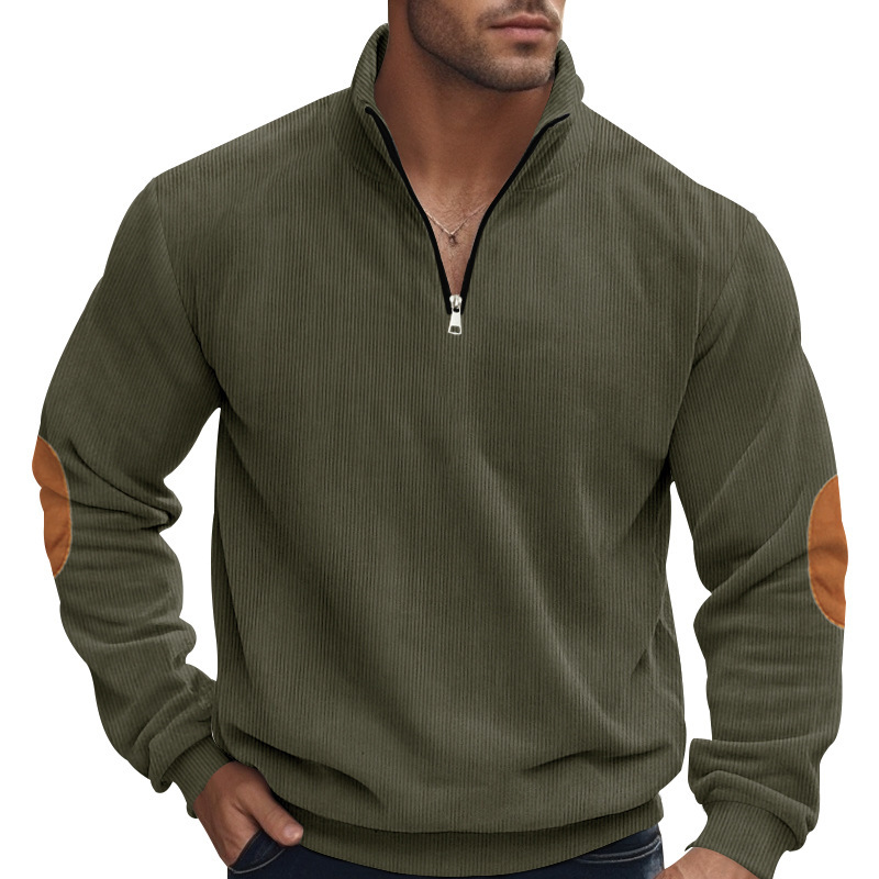 Camisa de Pana Bordada para Hombre