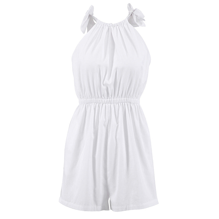 2022 Summer European Style Sleeveless Jumpsuit for Women