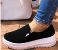 2023 Women's Low Top Wedge Slip-On Suede Shoes